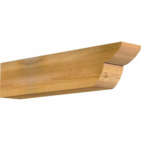 Ekena Millwork Crestline Rough Sawn Rafter Tail, Western Red Cedar, 6"W x 8"H x 36"L RFT06X08X36CRE00RWR